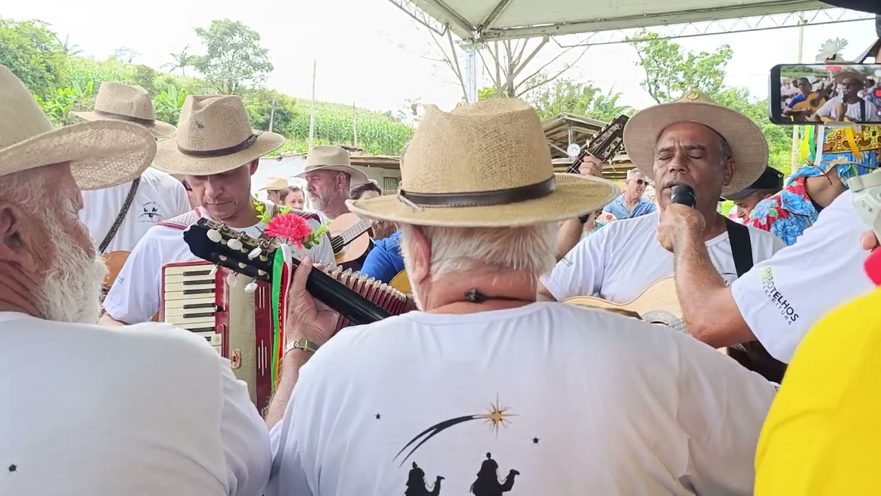 Folia de Reis Pinhalzinho,chegada da bandeira. Data 25/01/2026 parte 1