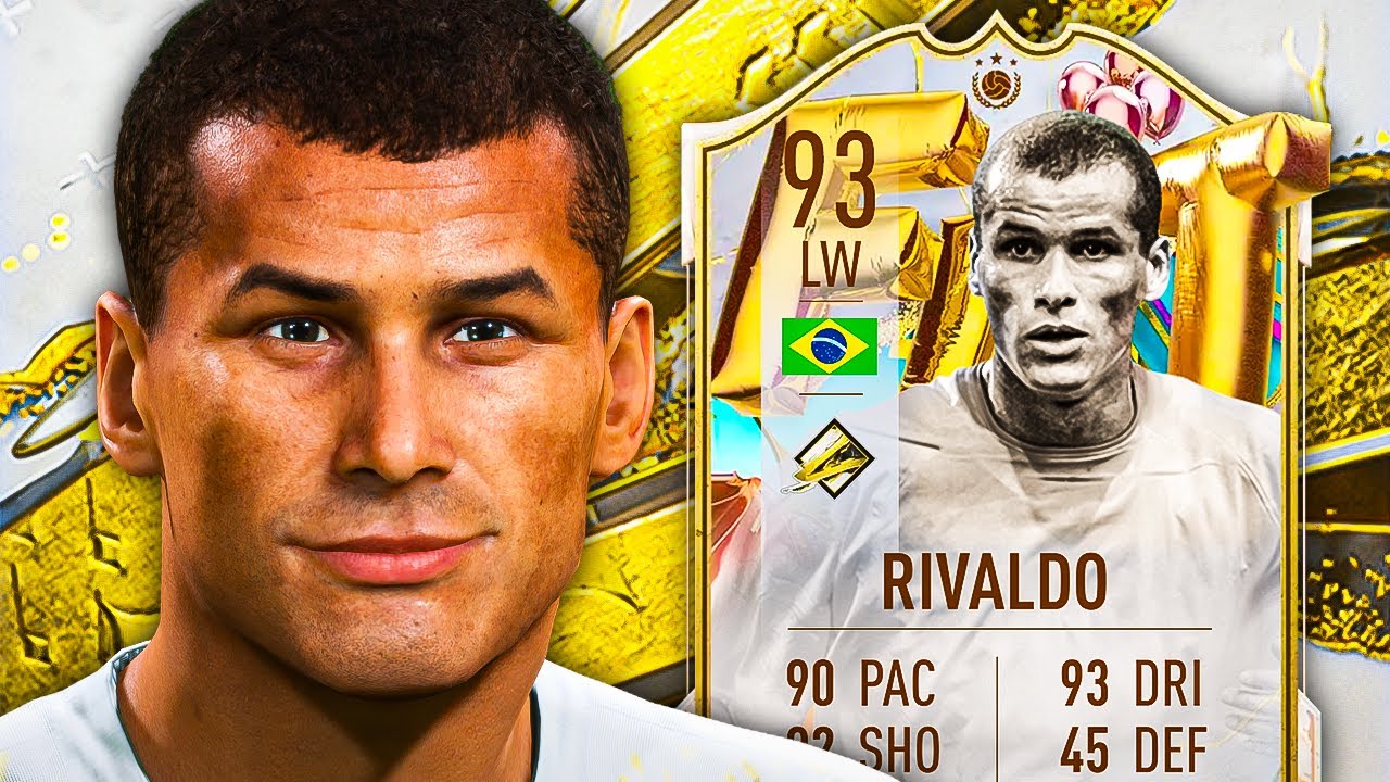 5⭐ WEAK FOOT UPGRADE! 🤩 93 FUT Birthday Icon Rivaldo Player Review - FIFA 23 Ultimate Team