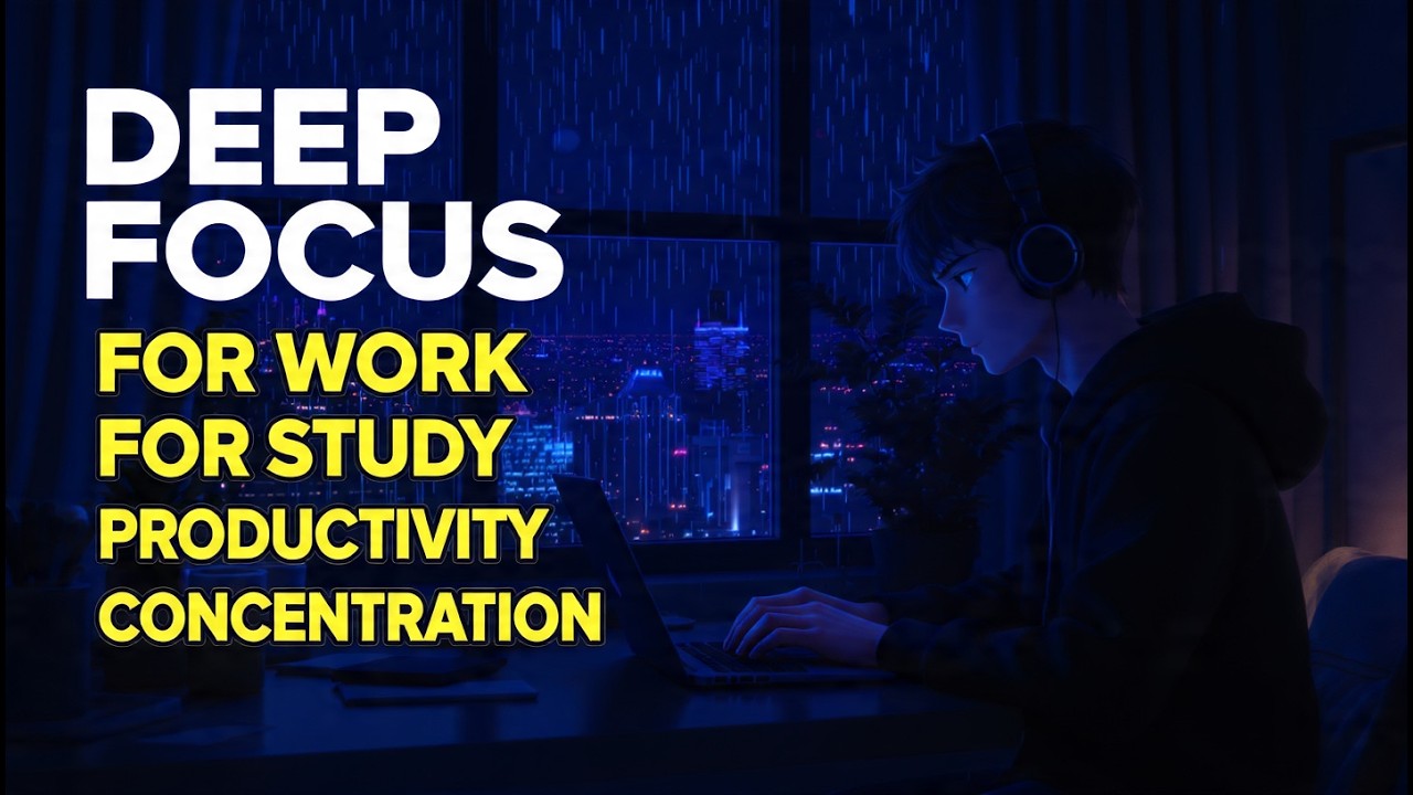 🔴 LIVE This Music Helps You Focus for Hours | Deep Work Productivity Background