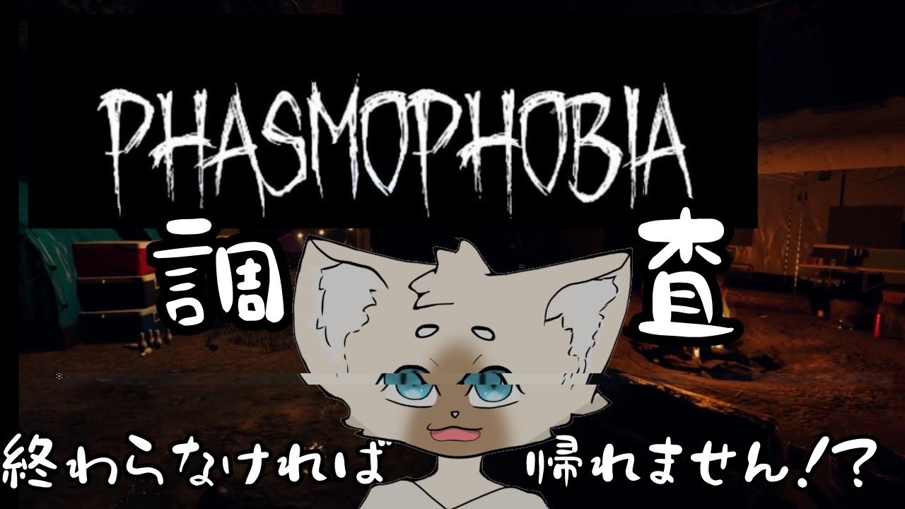 初PCホラゲー！五体満足で帰りたい・・・！！#phasmophobia