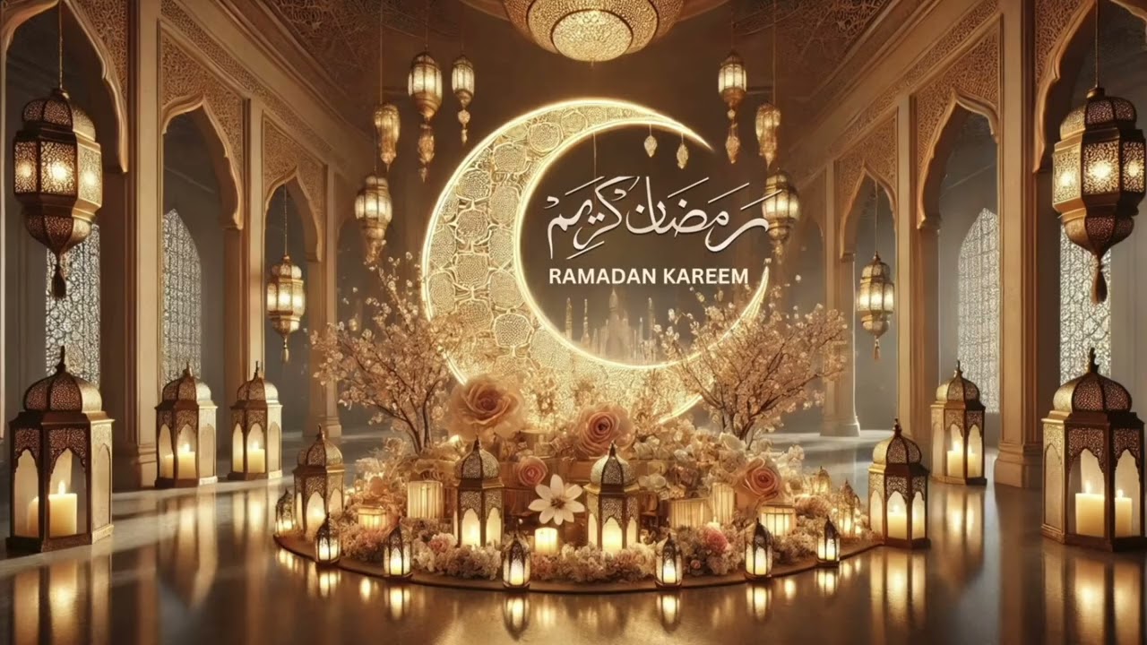 وهج ذهبي يملأ الروح بالسكينة خلفية تلفاز