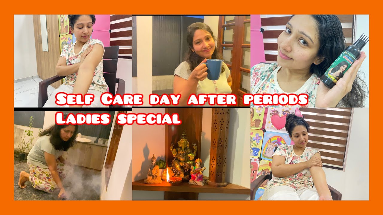 Self Care routine after periods| cleaning physically mentally 😌😌