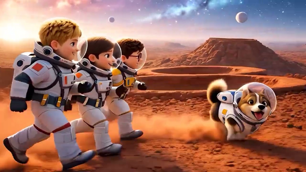 👉 Çocuk Astronotlar Mars’ta! 🚀 | Bilimsel Keşif ve Şarkı