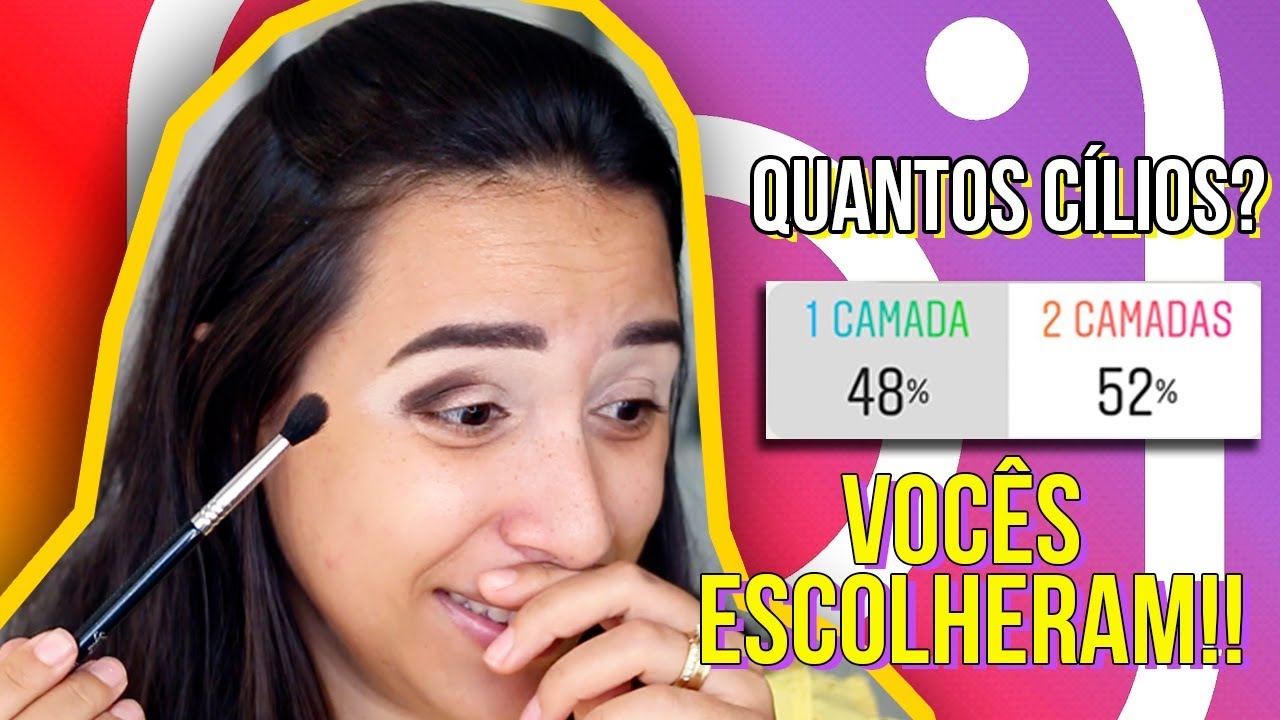 MINHAS SEGUIDORAS ESCOLHERAM MINHA MAQUIAGEM COMPLETA NO INSTAGRAM!