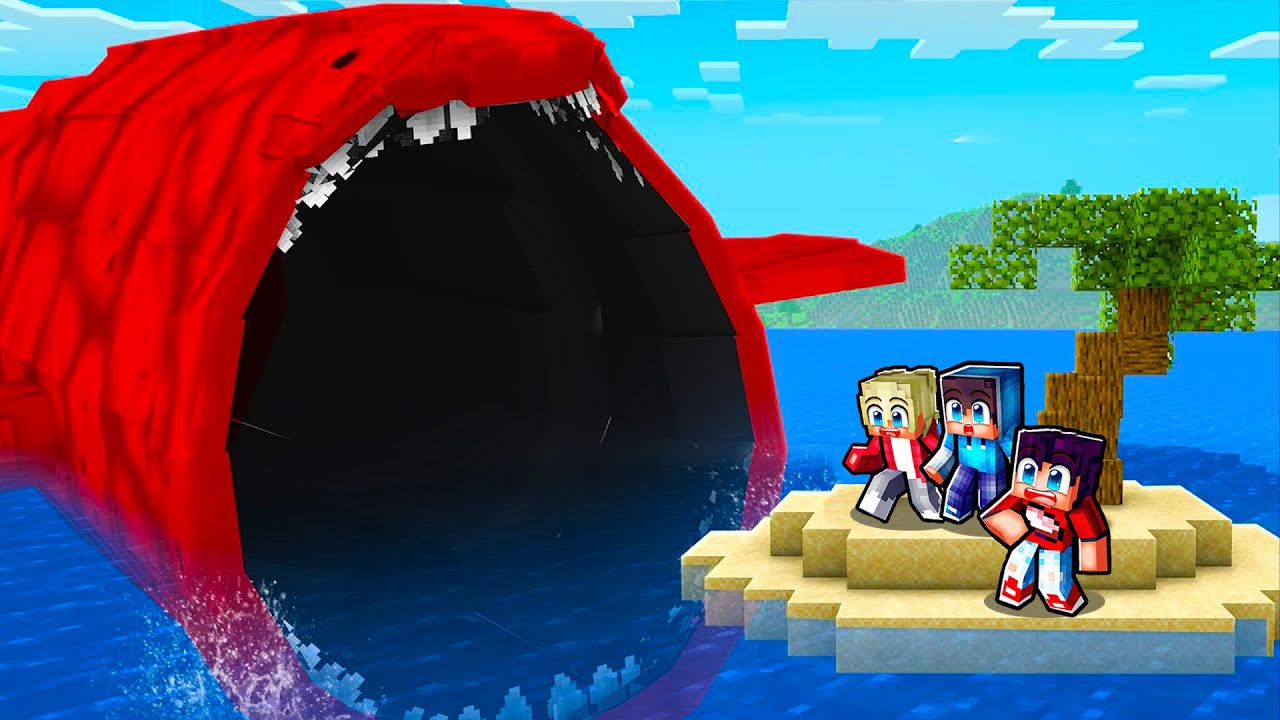 BLOOP  vs  7 DNÍ NA OPUŠTĚNÉM OSTROVĚ v Minecraftu!