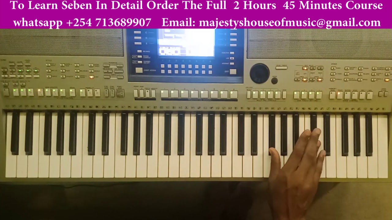 SEBENE - LINGALA PIANO MOVEMENTS (Watch And Learn) (Instructor - Caleb Fadhili)