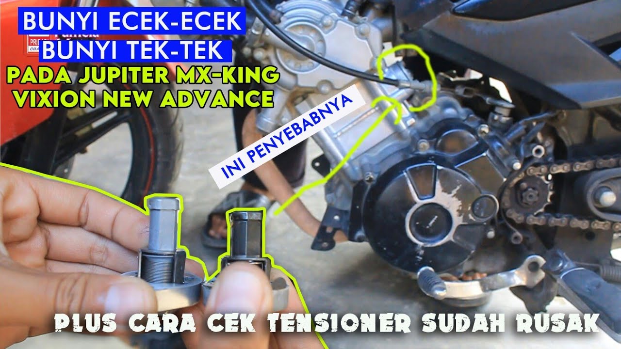 CEK DAN GANTI TENSIONER JUPITER MX KING