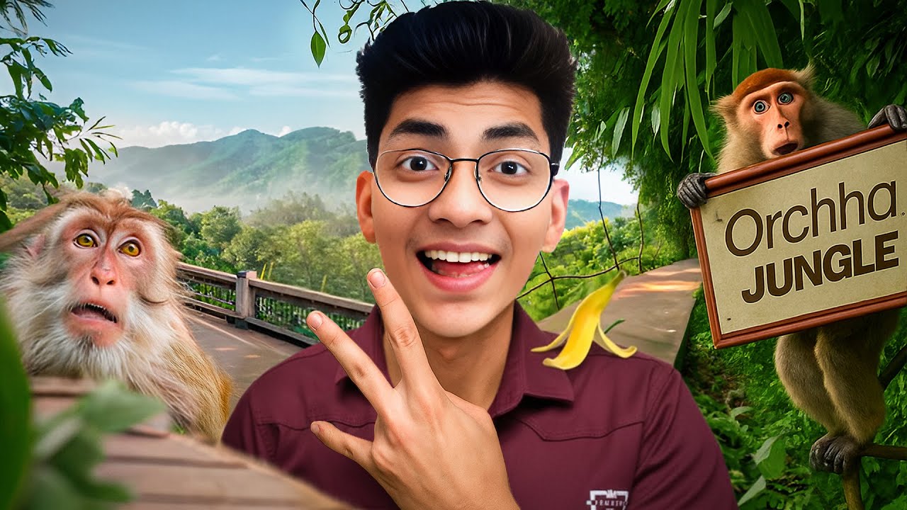 Epic Jungle Adventure With Monkeys! 😱🌳| Unexpected Drama 😂🐒#vlogs #adventurevlog #tripvlog #youtuber