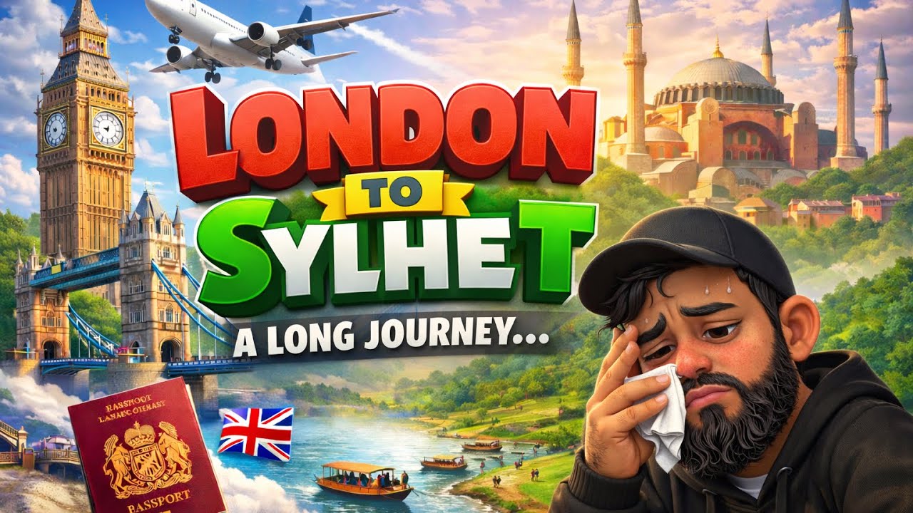 London to Sylhet via Istanbul 😷 | The Longest Journey of My Life | 0.84