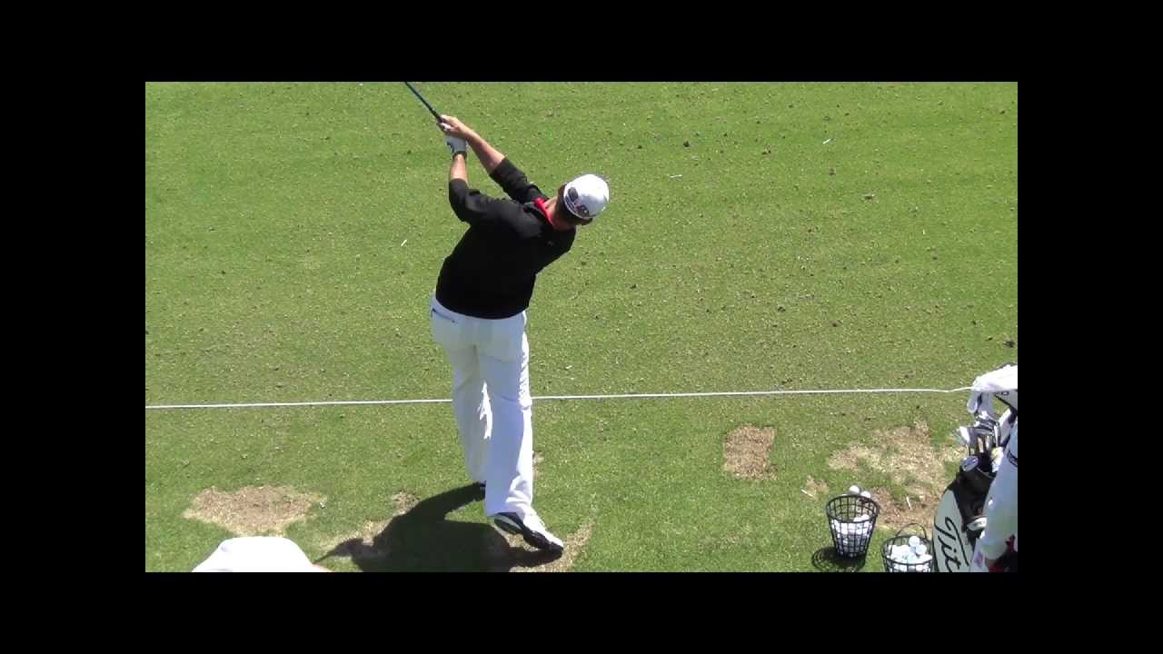 Gary Woodland 2012 Range Work Driver + 300 yard drives!!