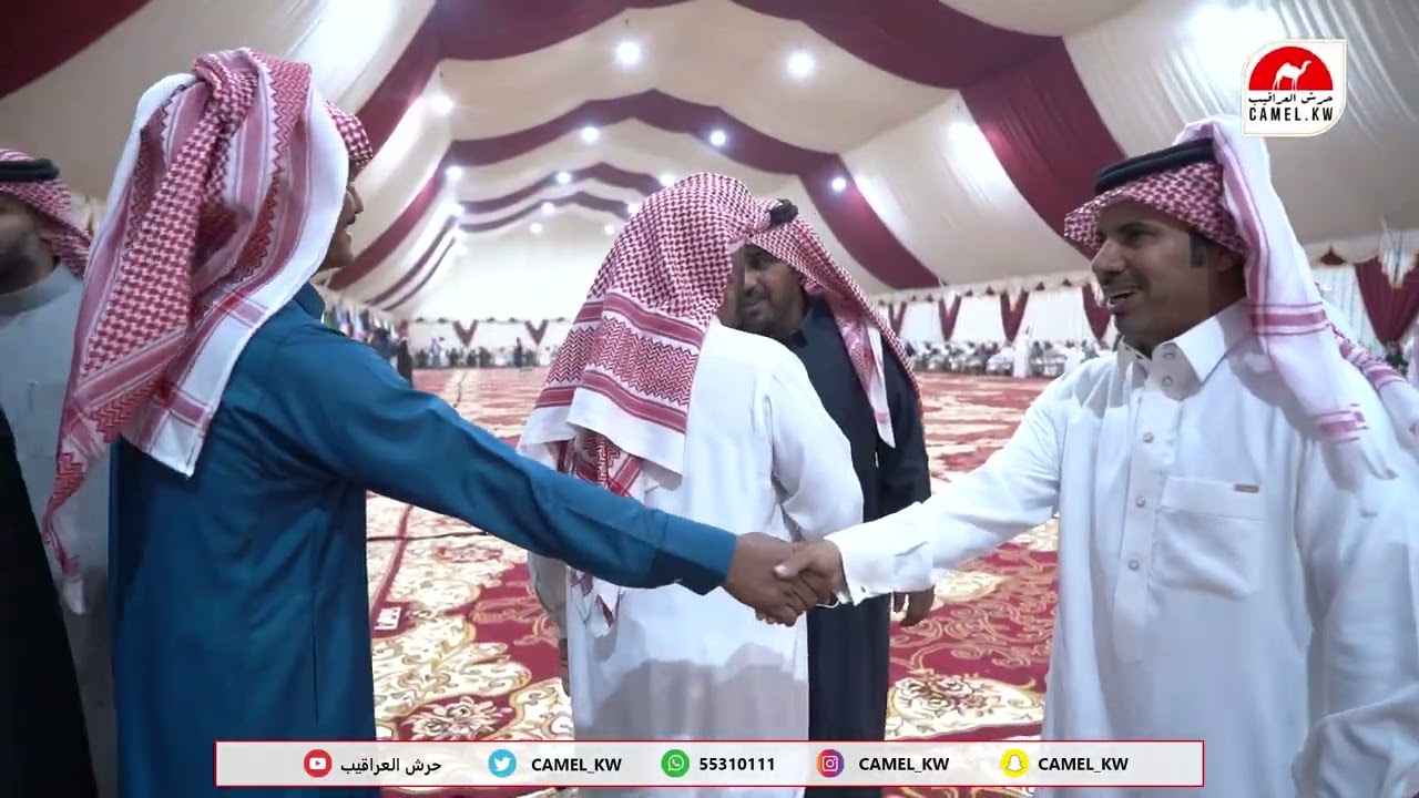 حفل رجل الاعمال  عبدالله بن مطلق بن عويفي بمناسبة مشاركته في مهرجان الملك عبد العزيز للإبل النسخة ٧