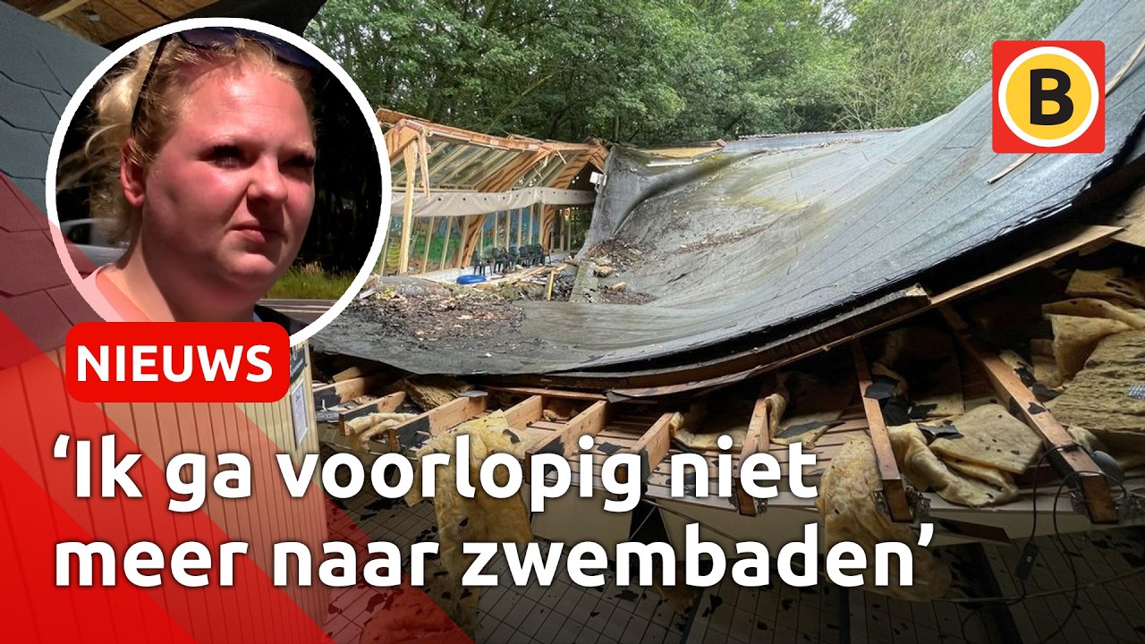 Dak van zwembad op vakantiepark van Peter Gillis ingestort | Omroep Brabant