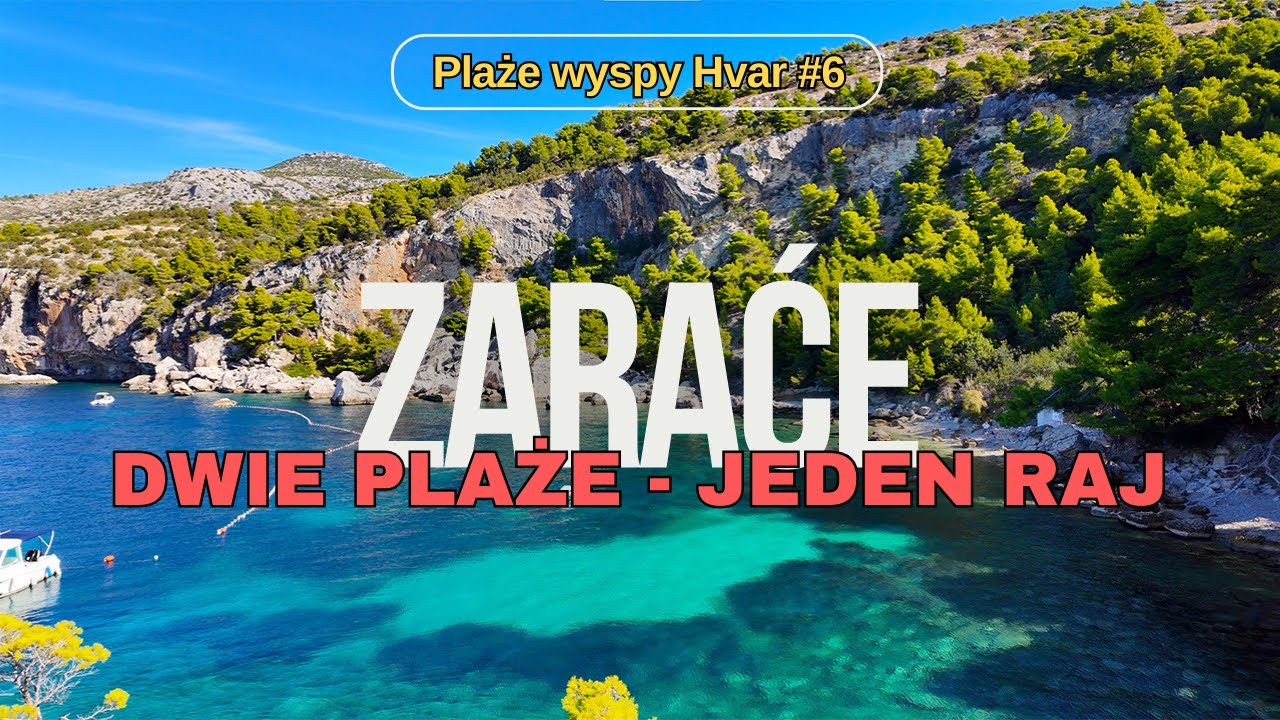 Zaraće Hvar 🇭🇷 – Dwie plaże w jednej zatoce | Velo i Malo Zaraće ⛱️I Chorwacja | Plaże Wyspy Hvar #6