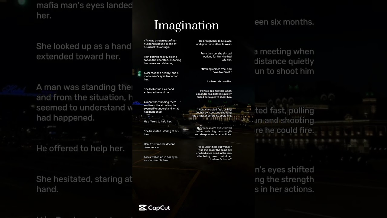 ONE-SHOT #imagine #scenarios