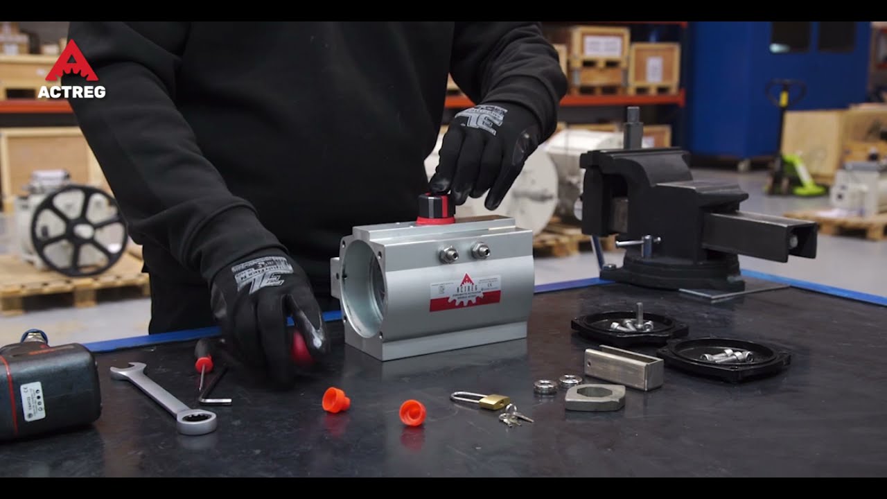 Actreg Rack & Pinion Actuator - Assembly Locking Device