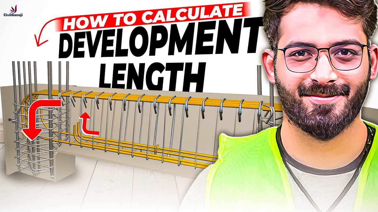 Development Length in RCC | How to Calculate LD as per IS Code with Formula & Example