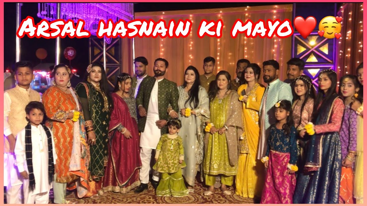 Arsal hasnain ki mayo❤️🥰||happy family vlog🥀