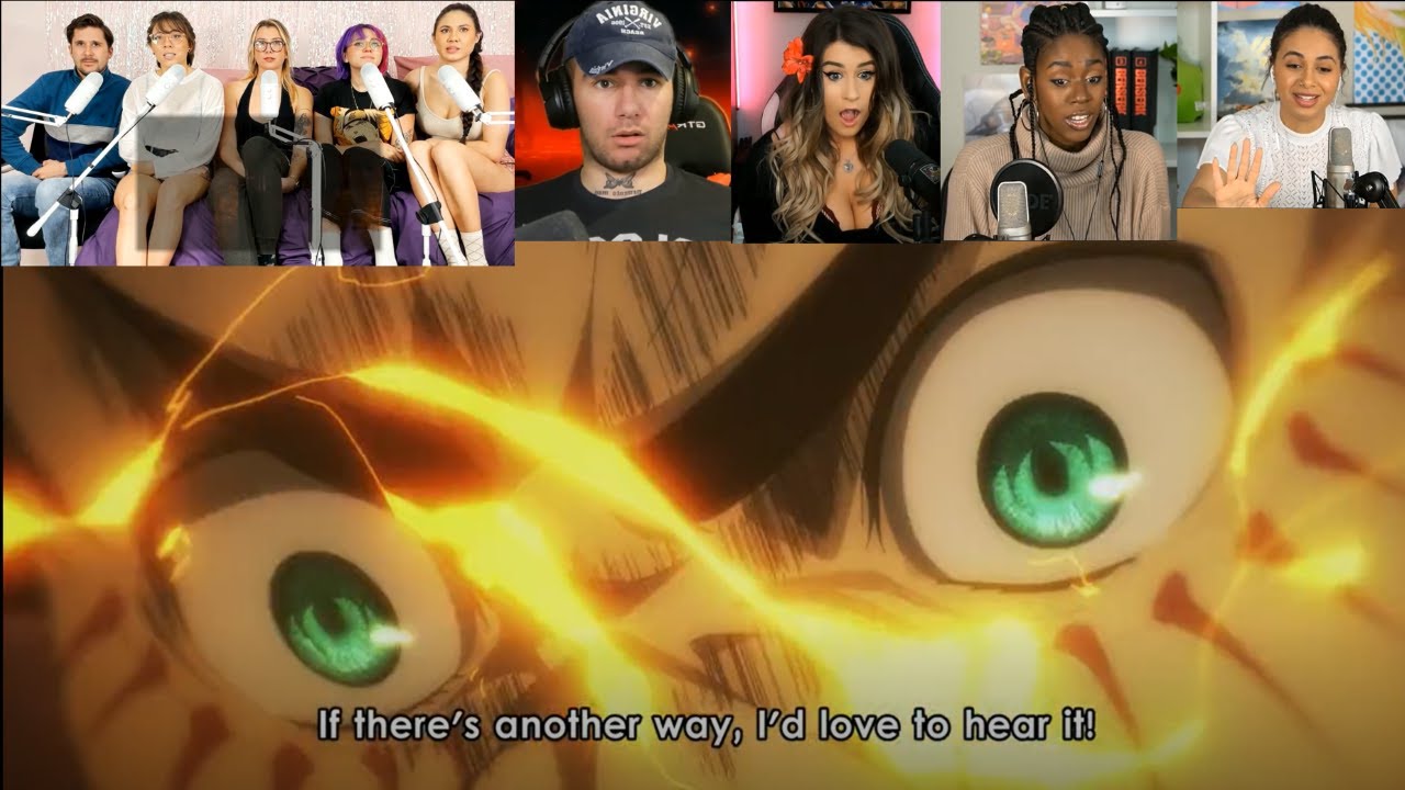 Eren Lashes Out at Hange - Attack on Titan 4x10 Reaction Compilation