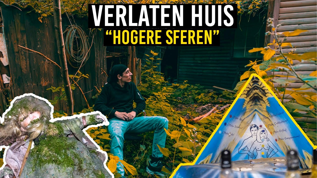Het verlaten huis van een Spirituele vrouw bezoeken.