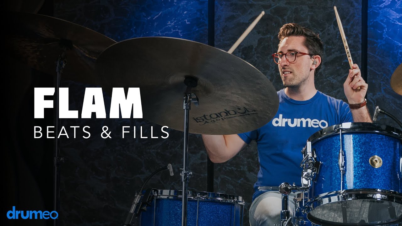 How To Play A Flam On The Drums - Drum Rudiment Lesson