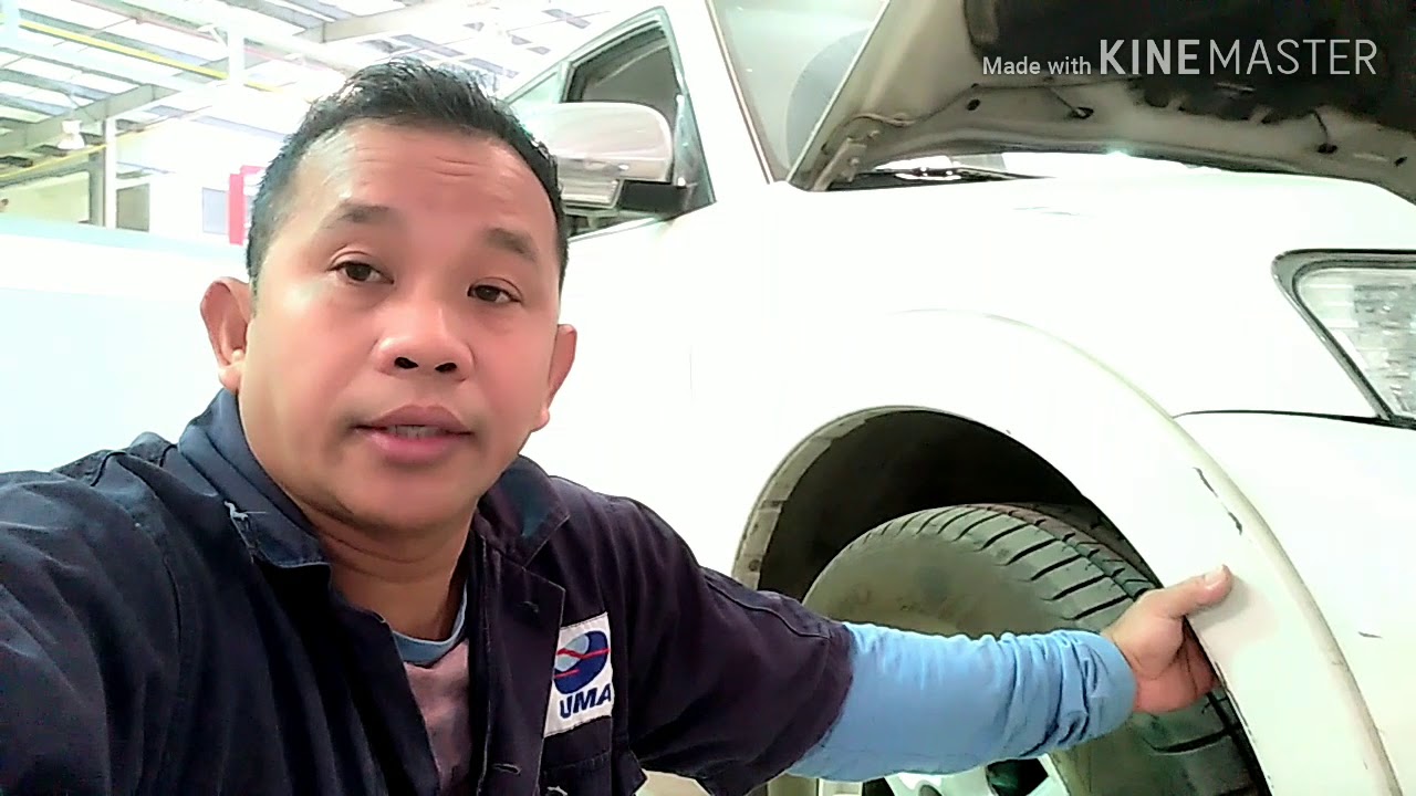 PAJERO 2017 Model,Replacement & Alignment of front Bumper & Repair by:Cesar Betorio #15