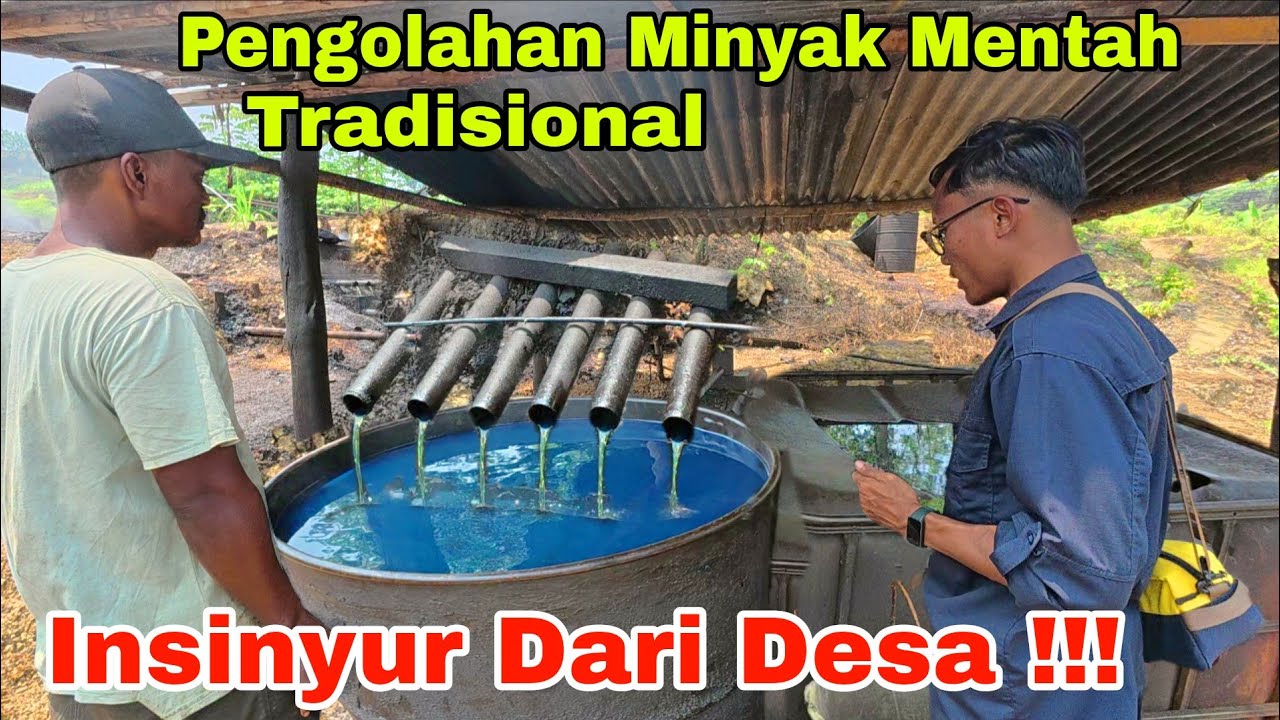 Proses Pengolahan Minyak Mentah di Wisata Tambang Tradisional TEKSAS WONOCOLO Bojonegoro Part 3