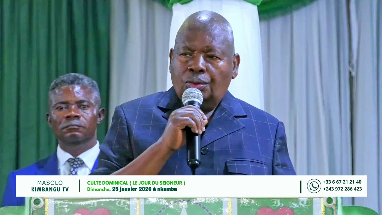 MALOBA YA TATA SIMON KIMBANGU KIANGANI DIMANCHE , 25 JANVIER 2026 NA NKAMBA
