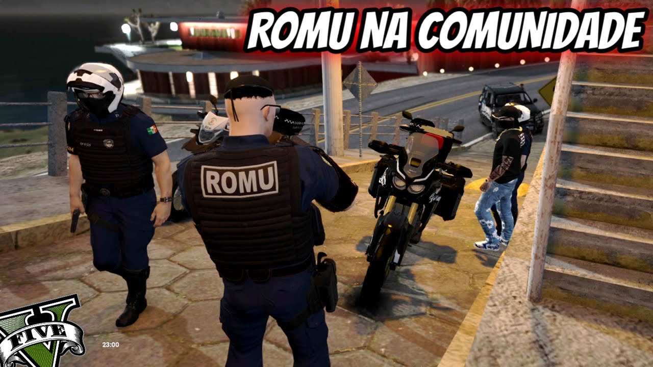 VIU A ROMU CHEGANDO E CORREU PELOS BECOS DA FAVELA - GTA RP