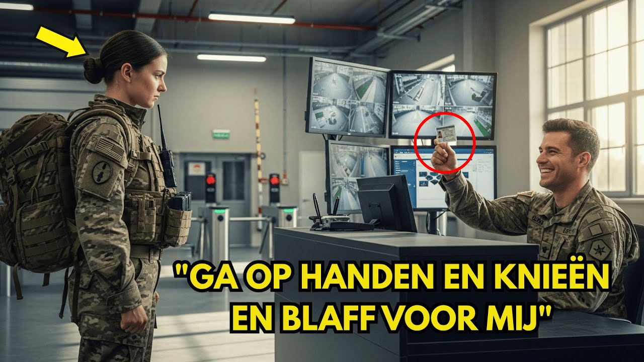 Wachtpost weigerde haar ID te controleren; binnen minuten stonden 5 generaals voor haar klaar