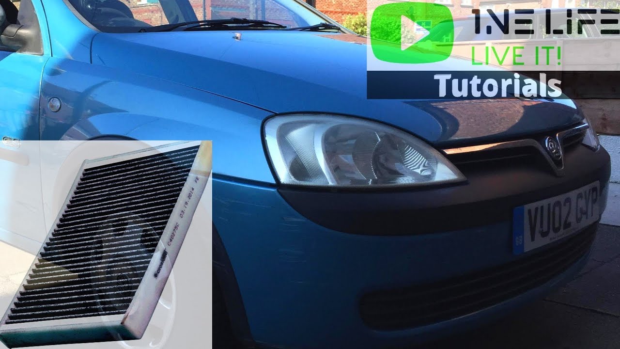 Vauxhall Opel Corsa C - How to Remove and Replace Cabin Filter Pollen Filter Remove Carbon Filter