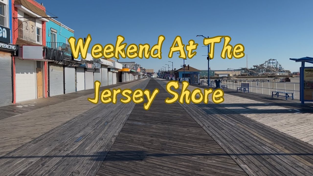 Quiet Winter Walk on Wildwood Boardwalk | Cape May Nature Walk & Gorgeous Holiday Lights | Windy