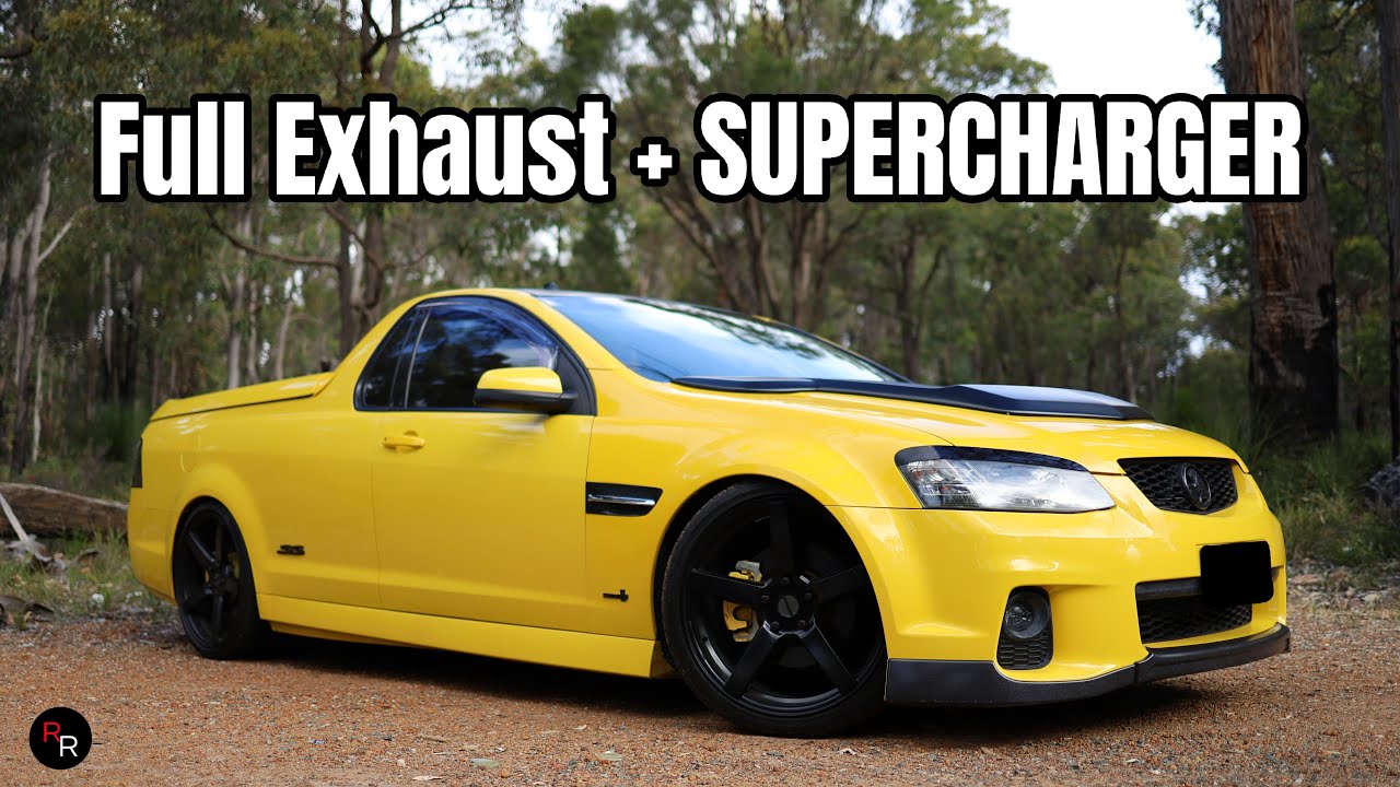 608RWHP Supercharged VE UTE REVIEW*RAW SOUND!