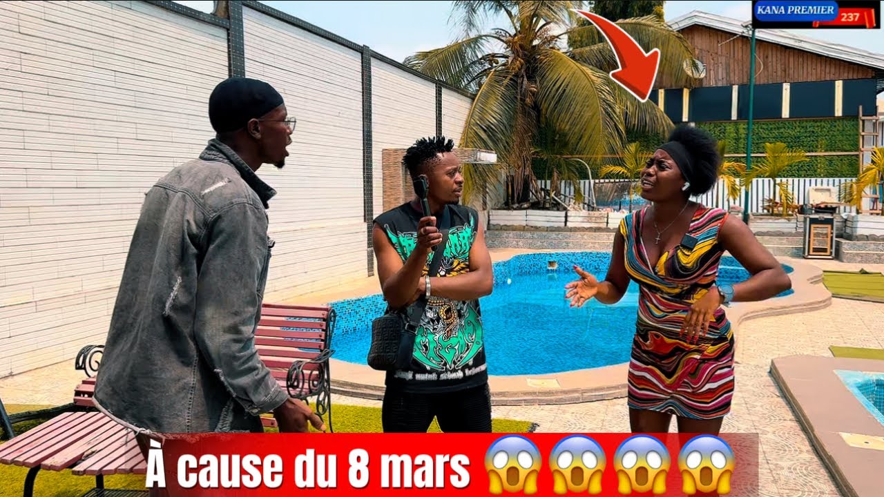 ⛔️À CAUSE DU 8 MARS il fuit sa femme à part se cacher à l’hôtel avec une autre fille 😱😱😱😱😱😱