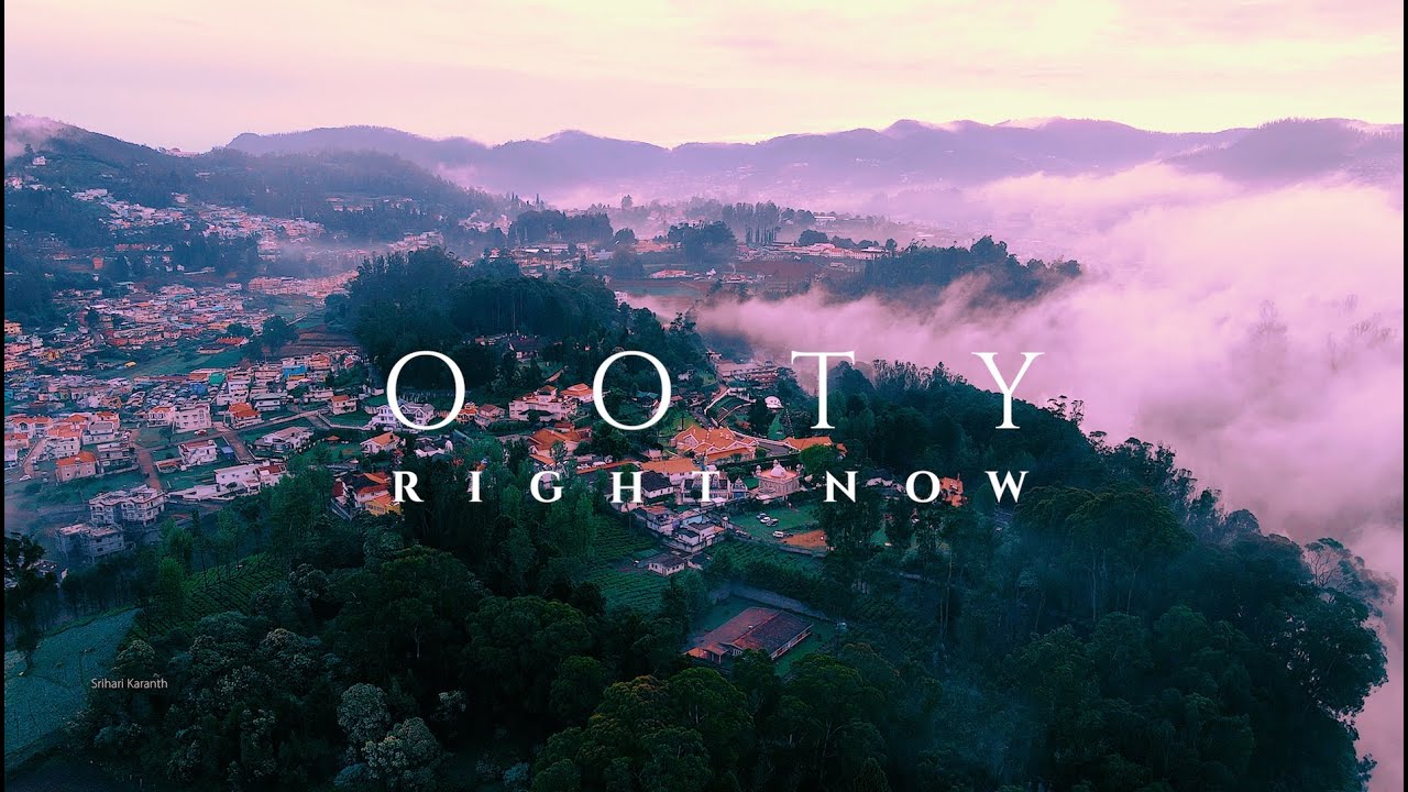 Ooty Right Now! Stunning 4K Aerial Drone View of the Queen of Hills