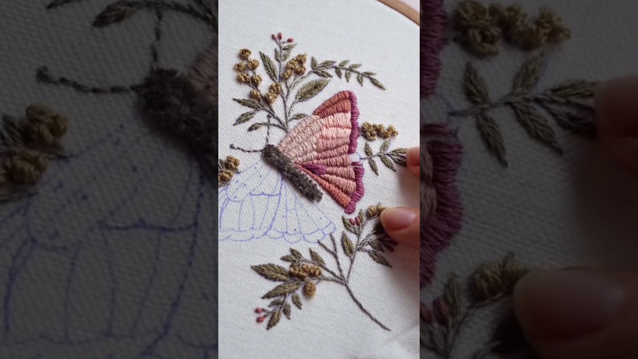 SHOCKING EMBROIDERY Secrets Revealed with Hand Stitches! #embroidery #diyembroidery