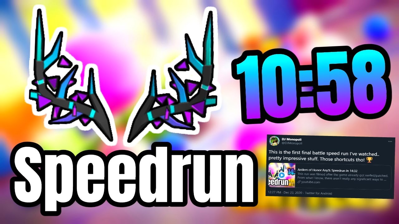 FASTEST Antlers of Honor OBBY Speedrun in 10:58 😏