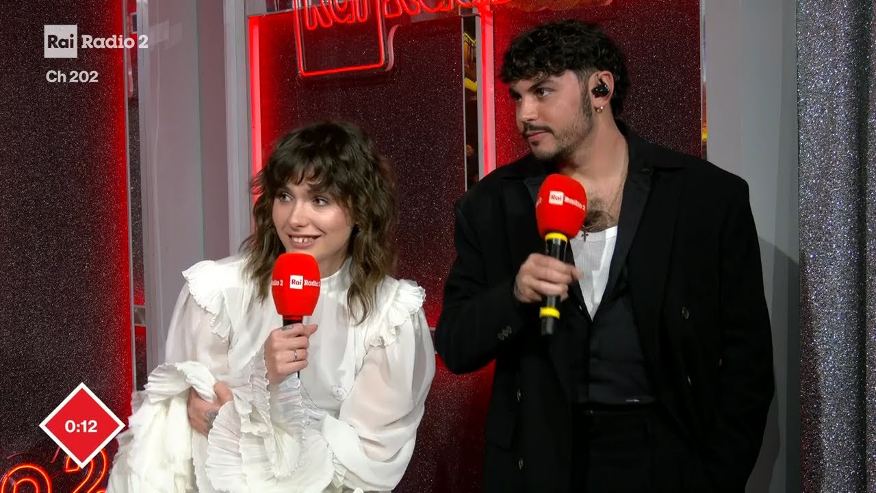 Intervista a Madame e Izi - Radio2 a Sanremo 10/02/2023