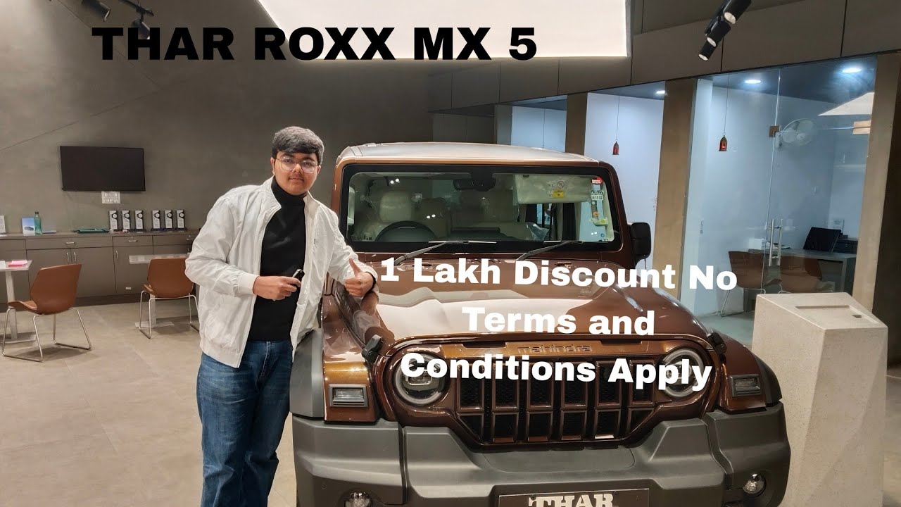 THAR ROXX MX 5 | 1 Lakh Discount No Terms and Conditions Apply |#viral#popular#trending#mahindrathar