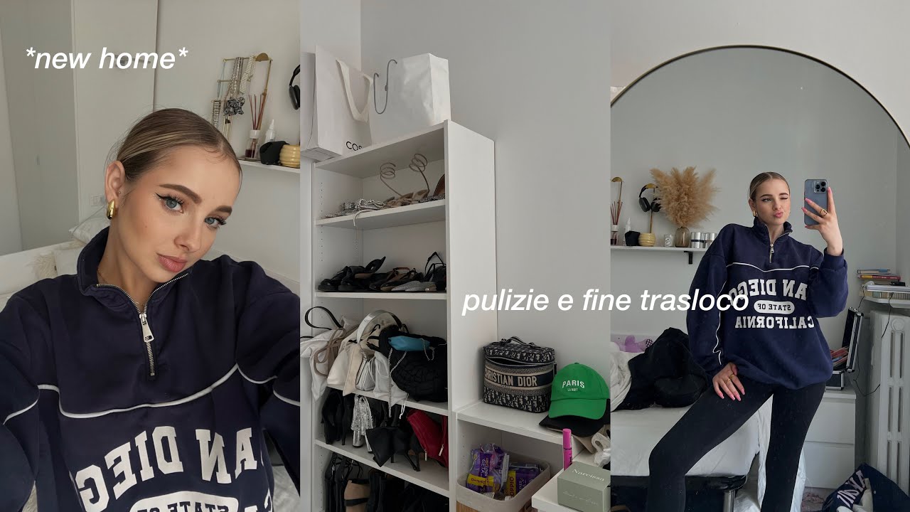 DAILY VLOG🫧: casa nuova, fine trasloco e pulizie