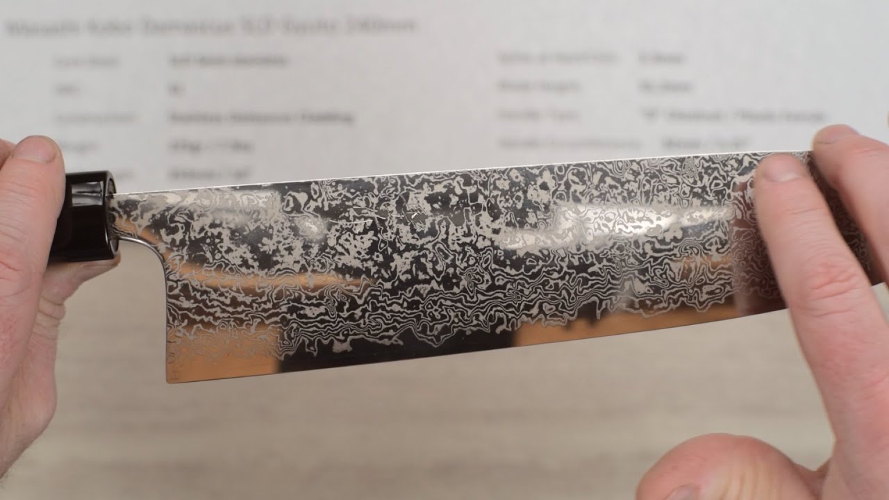Masashi Kobo SLD Damascus Gyuto 240mm Quick Look
