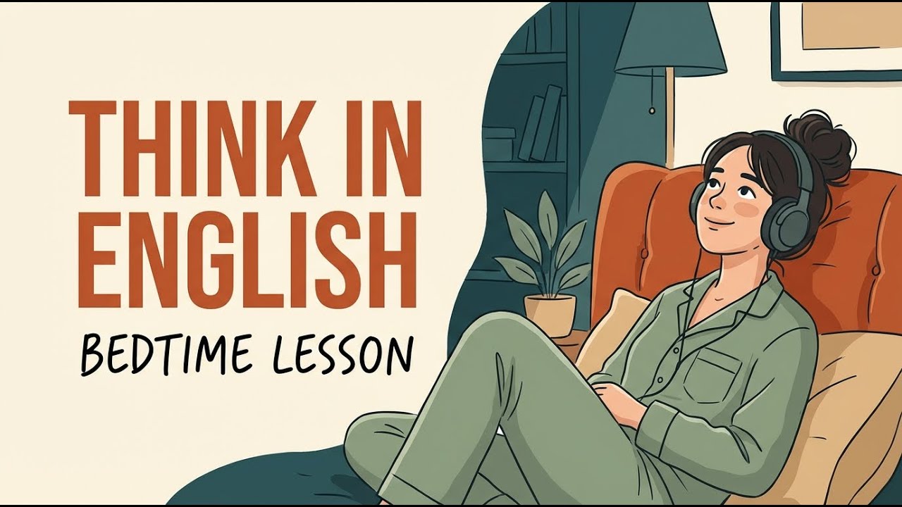 Think in English Before Sleep: Calm English Conversation Practice