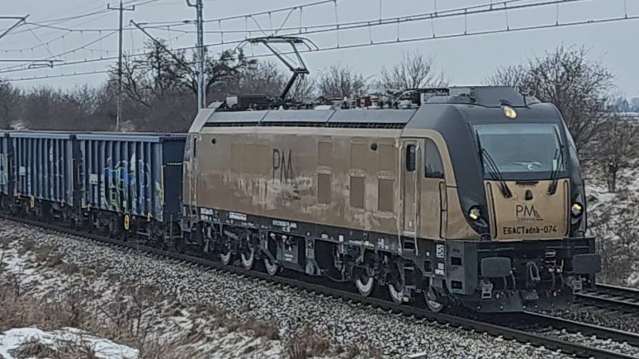 Złoty Dragon E6ACTadnb-074 Sp. PM Terminal w przelocie przez Oporówek w kierunku Inowrocławia + RP1!