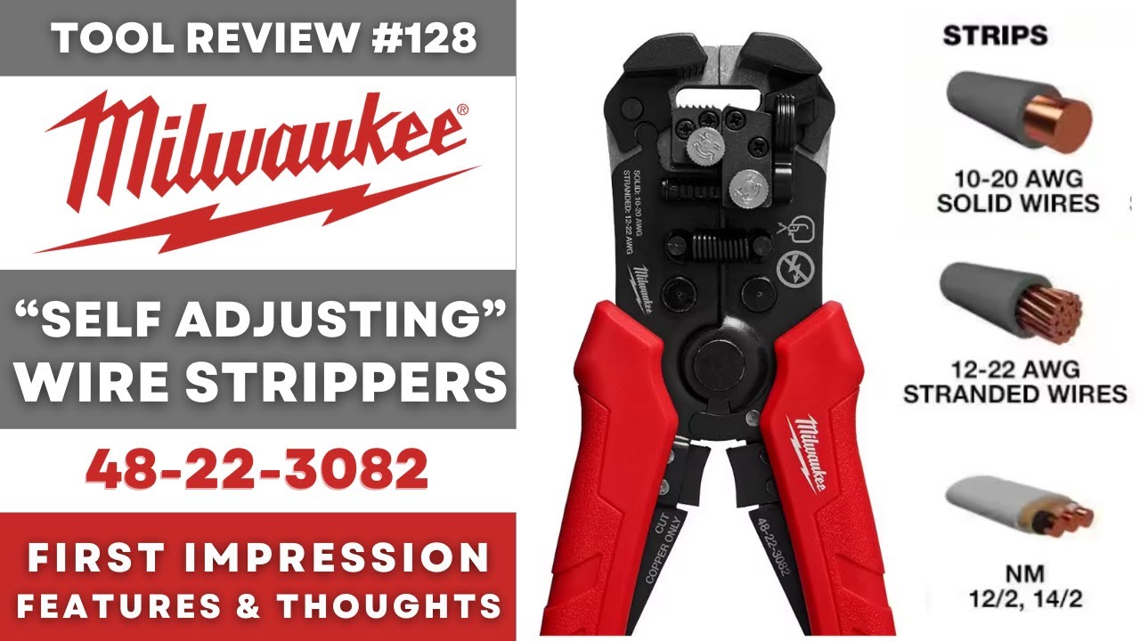 Саморегулирующиеся стрипперы Milwaukee — хорошие? 48-22-3082 #инструменты #milwaukee #электрика