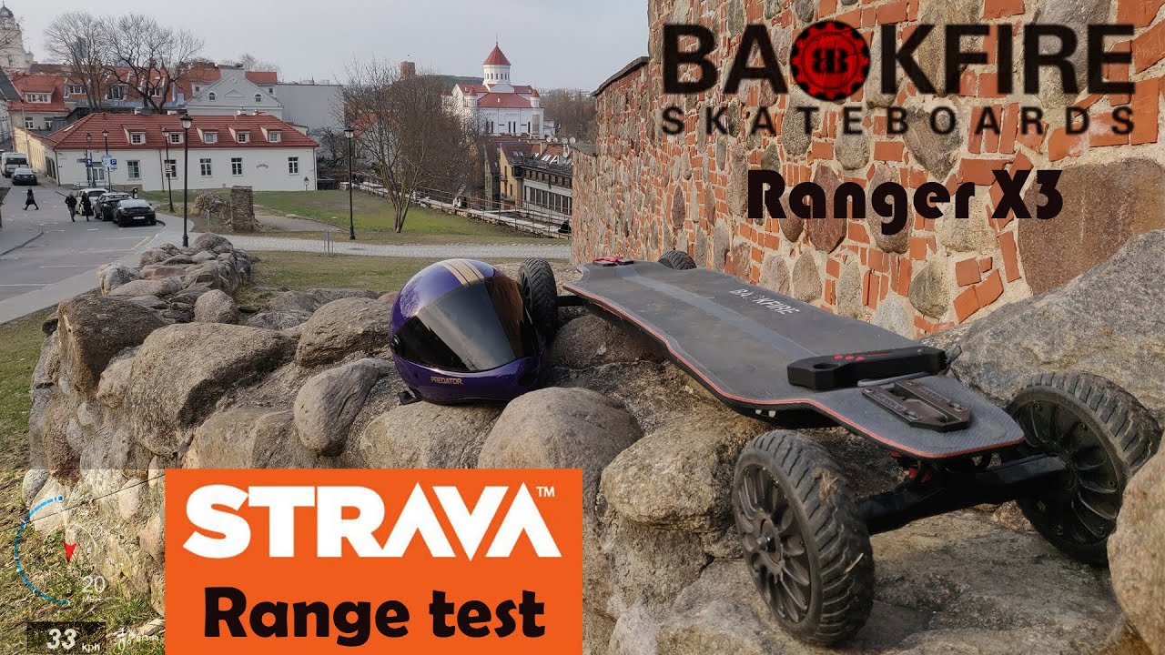 Backfire Ranger X3 E-skate Range Test