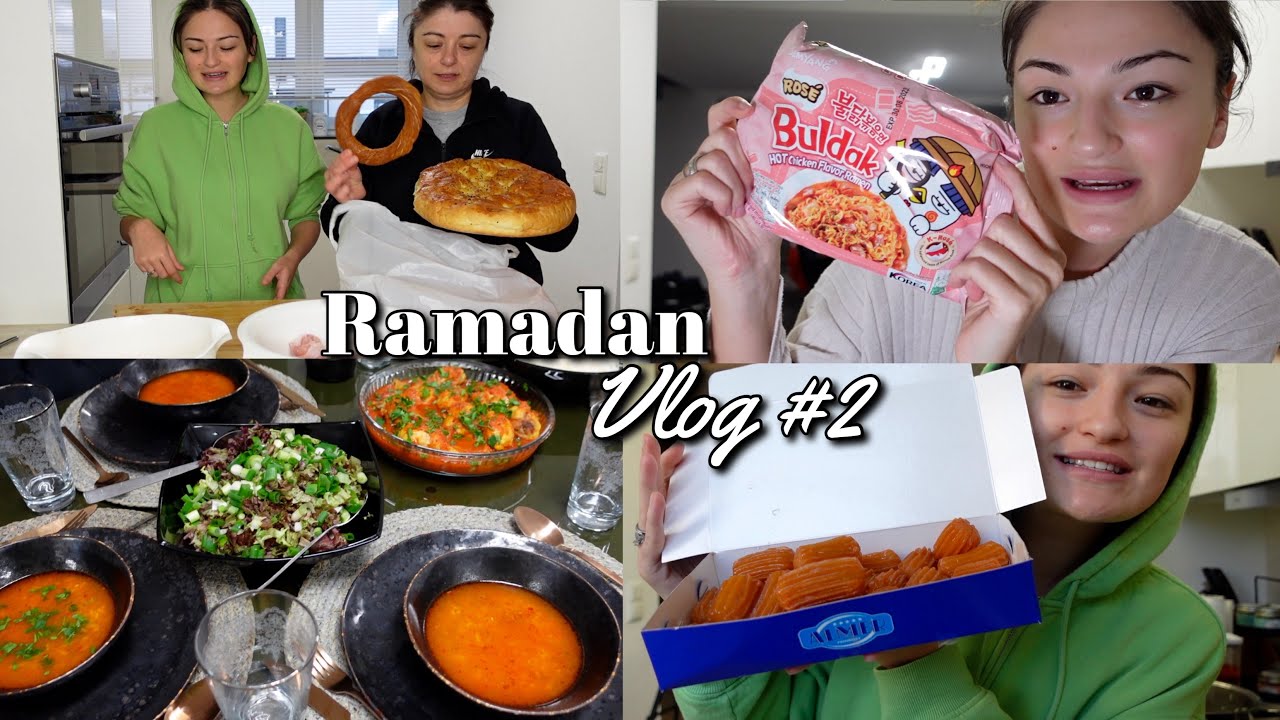 RAMADAN VLOG 2 - Ramen zu Sahur &  Hähnchenkeulen im Ofen Rezept 🍗