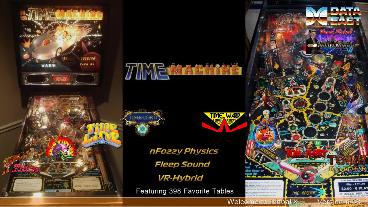 Visual Pinball X - Time Machine Data East 1988 Preview