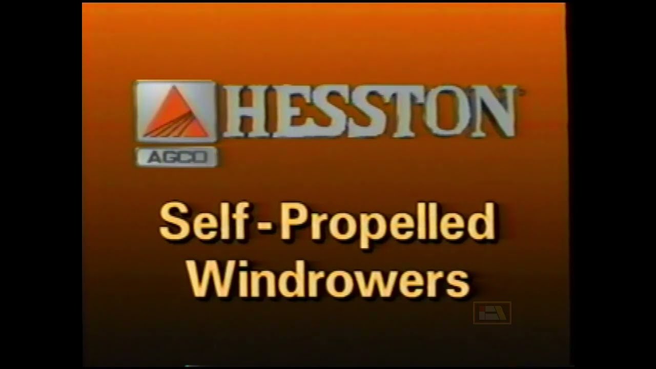 AGCO-HESSTON HESSTON 8000 Series Self-Propelled Windrowers Swathers 8100 8200 8300 8400 8500