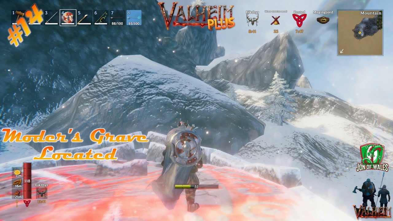Moder's Grave Located - Valheim lets play - Hearth and Home modded - (tips & tricks gameplay)