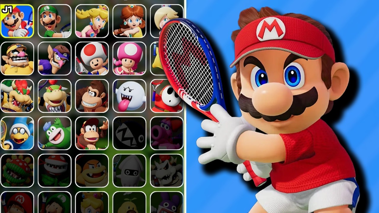 Conseguimos TODOS los PERSONAJES de Mario Tennis Fever!