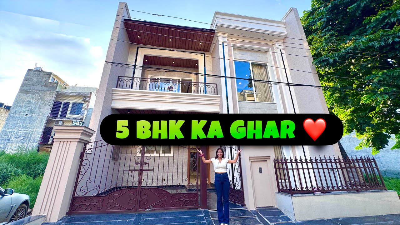 Inside Tour a 180 Gaj Luxury 5 BHK House Design | House Sale in Mohali Sector 125 | Home Tour